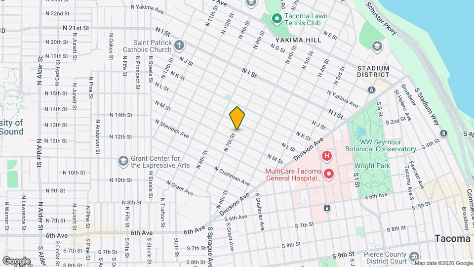 1214 N 7th St Map and Location Details