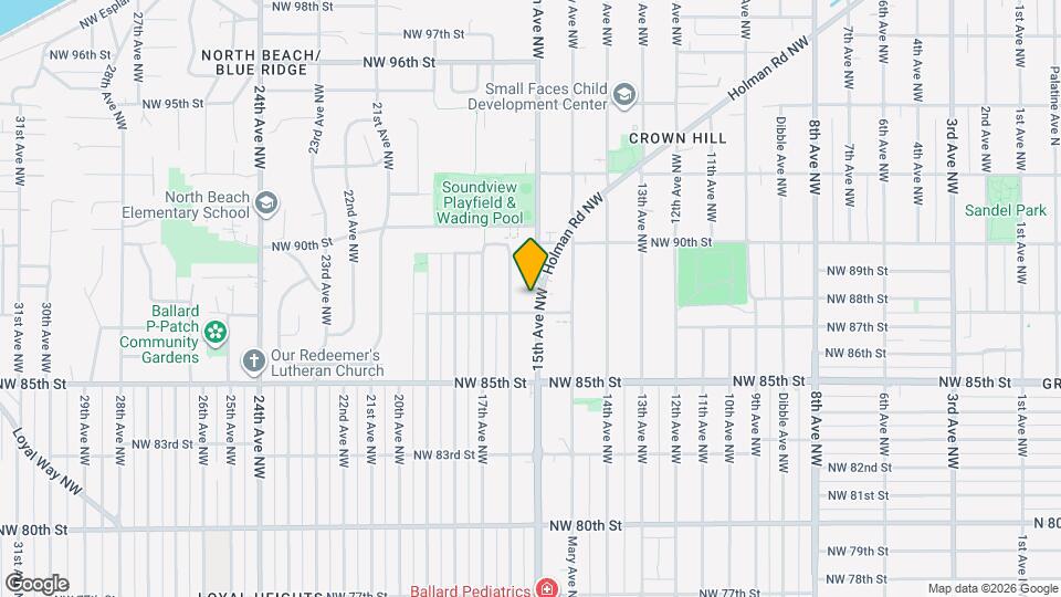 8709 15th Ave NW Mapa y Detalles de la Ubicación