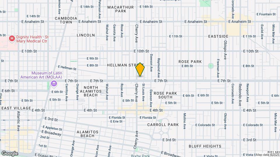 2015-2021 E 7th St Map and Location Details