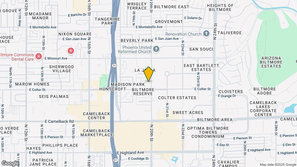 5226 N 20th St Map and Location Details