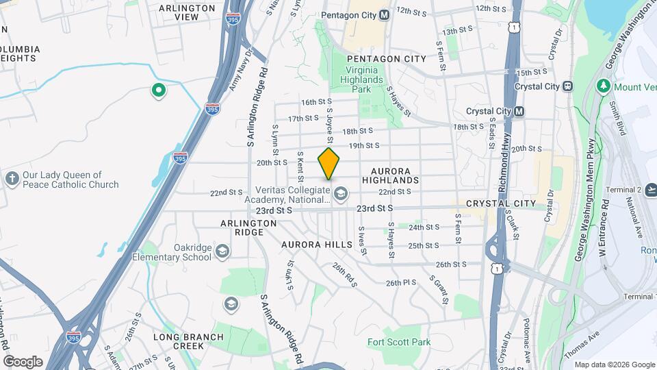 2108 S Joyce St Map and Location Details