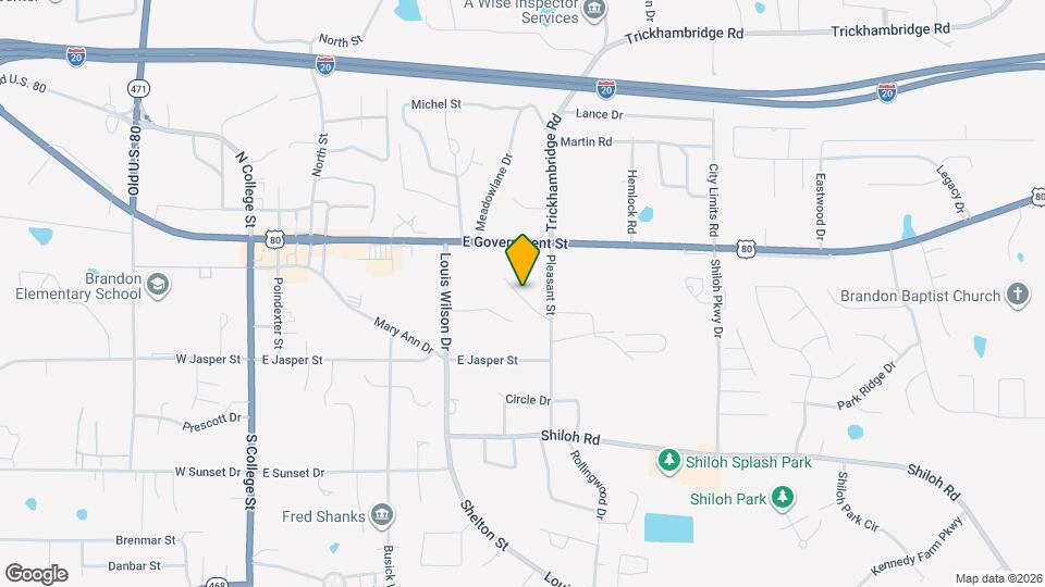 211 Harrell St Map and Location Details