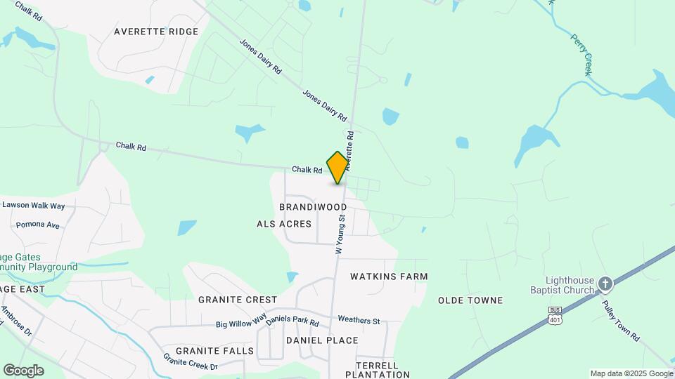 427 Averette Rd Map and Location Details