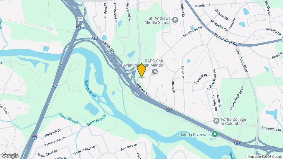 519 Arrowwood Rd Map and Location Details