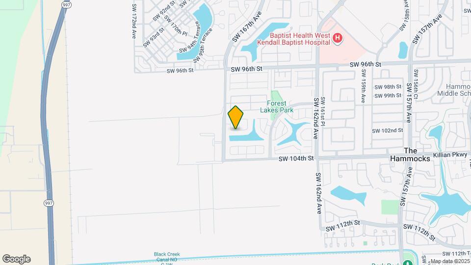 16620 SW 101st Terrace Map and Location Details