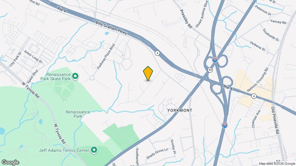 3910 Allwood Dr Map and Location Details