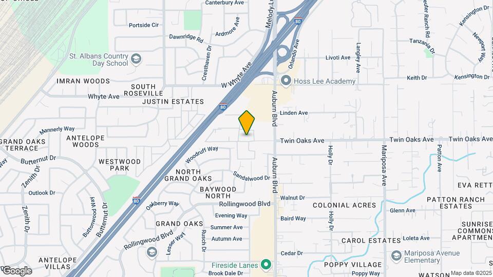 7441 Auburn Oaks Ct Map and Location Details