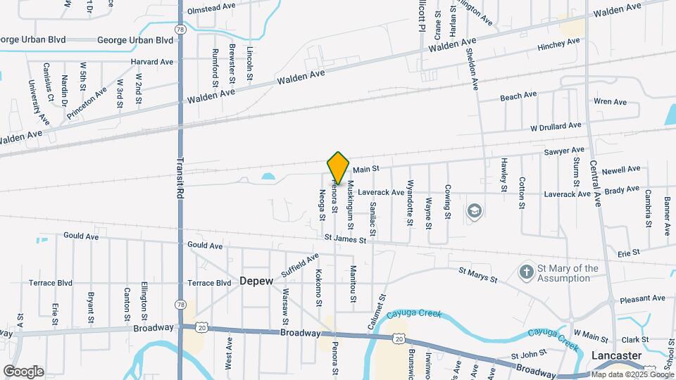 553 Penora St, Unit Upper Map and Location Details