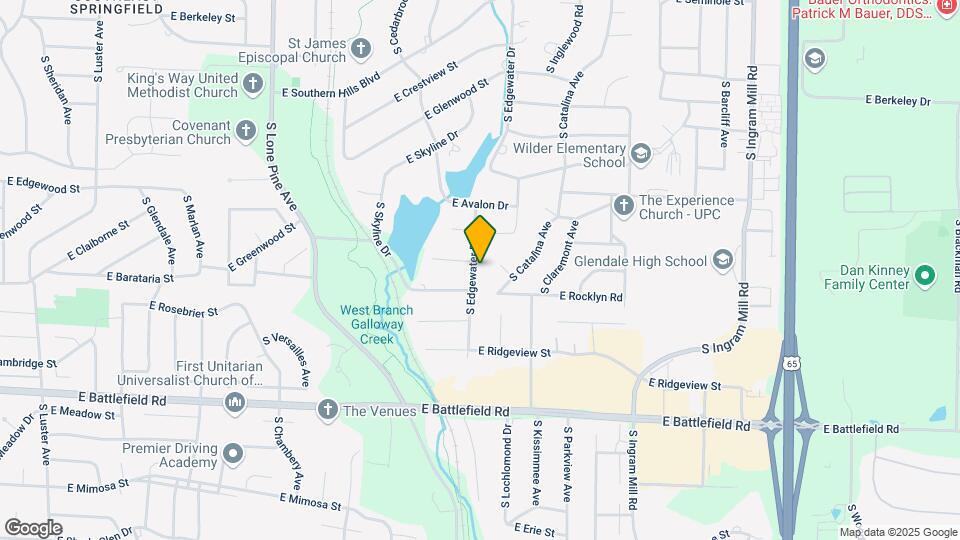 2726 S Edgewater Dr Mapa y Detalles de la Ubicación