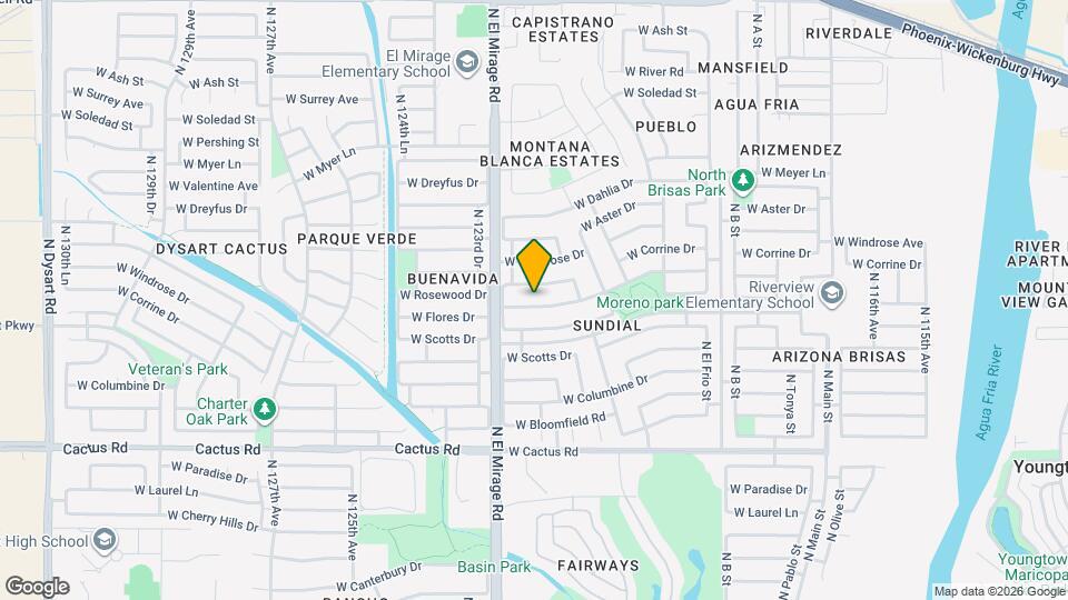 12220 W Rosewood Dr Map and Location Details