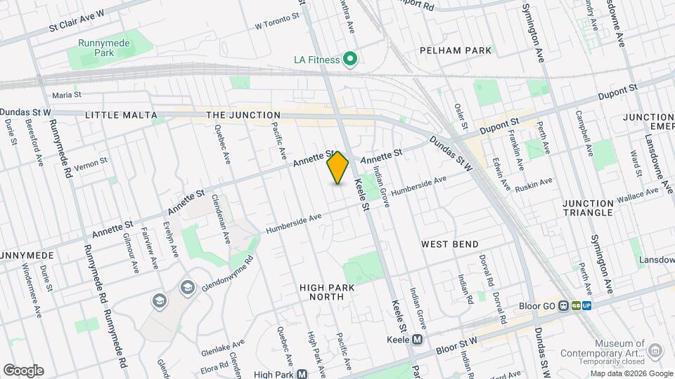 128 Mavety St, Unit 3 Map and Location Details