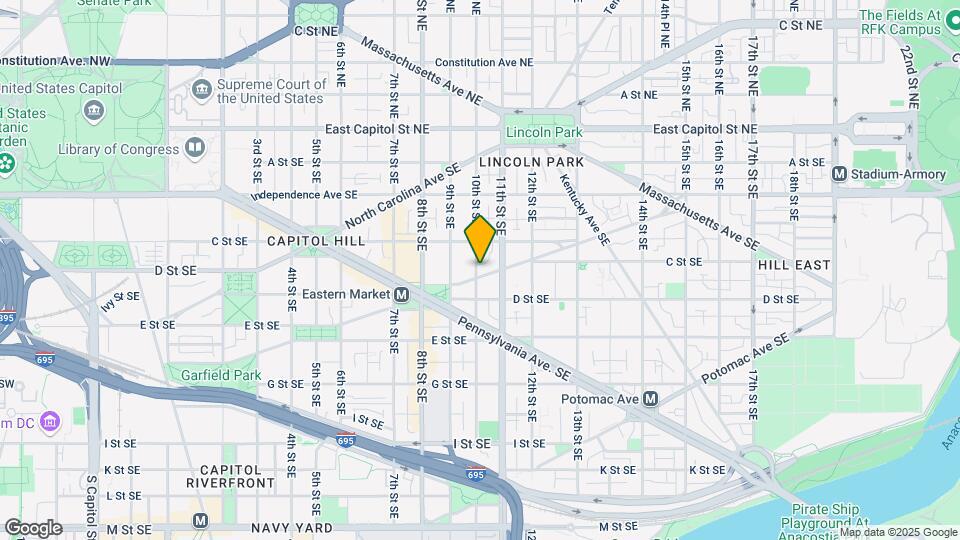 1000 S Carolina Ave SE, Unit A Map and Location Details