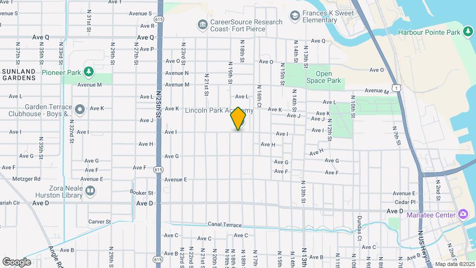 913 N 18th St Map and Location Details