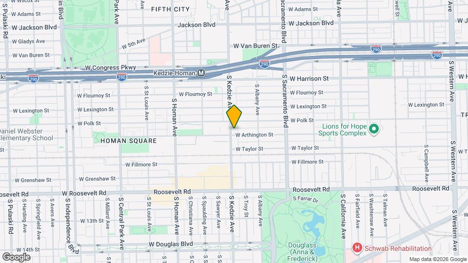 817 S Kedzie Ave Map and Location Details
