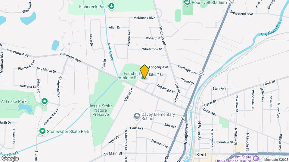 745 Cuyahoga St Map and Location Details