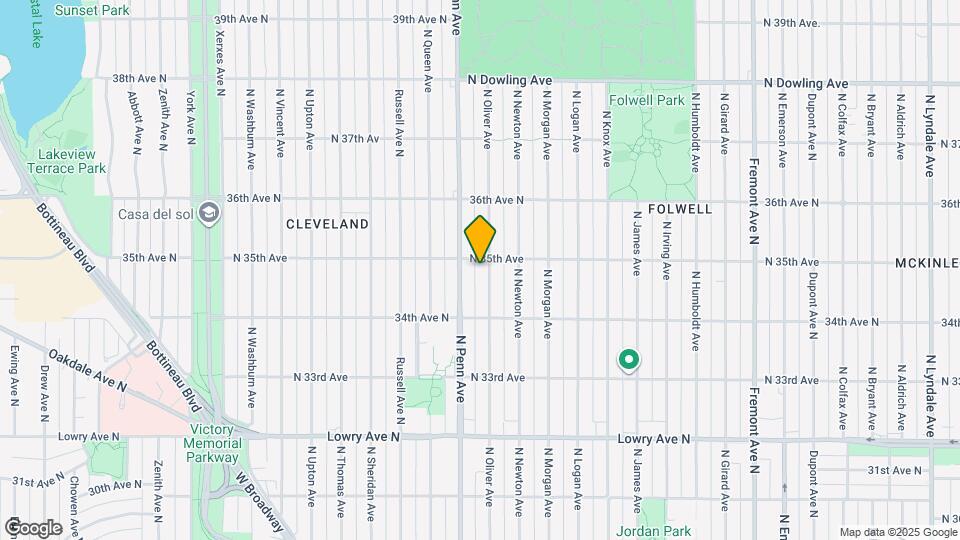 3451 N Oliver Ave Map and Location Details