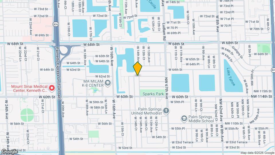 6190 W 14th Ave Map and Location Details