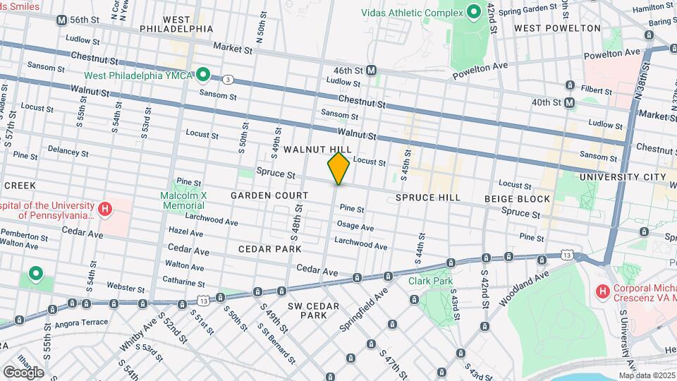 4642 Spruce St Mapa y Detalles de la Ubicación