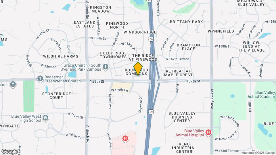 7819 W 158th Ct Map and Location Details