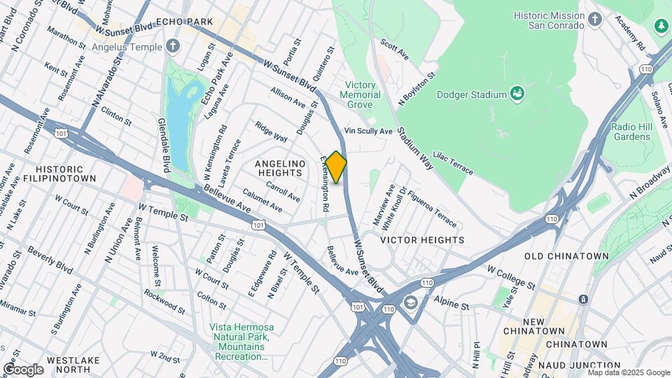 Node Echo Park Mapa y Detalles de la Ubicación