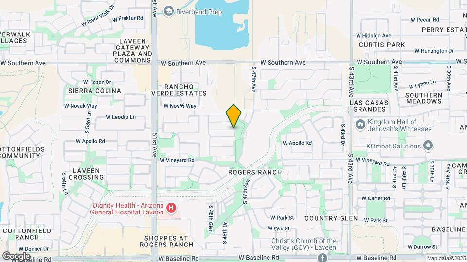 6518 S 47th Ln Map and Location Details