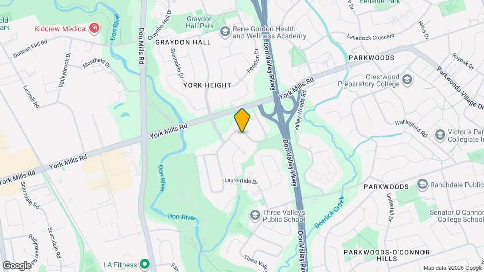 96 Laurentide Dr Map and Location Details