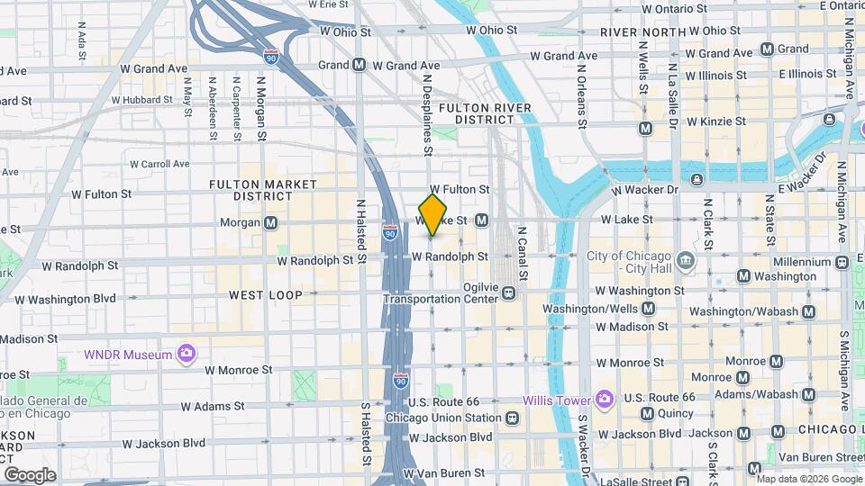 169 N Desplaines St Mapa y Detalles de la Ubicación