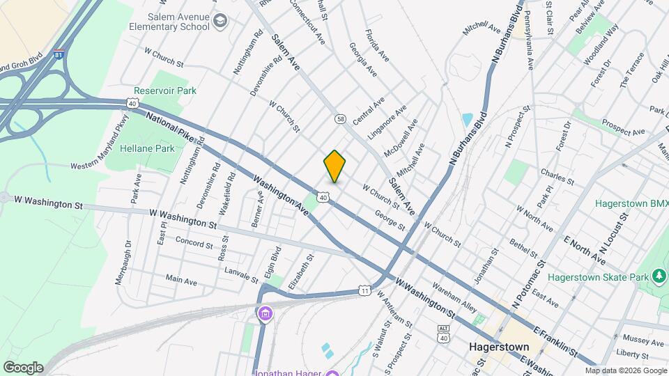 713 George St Map and Location Details