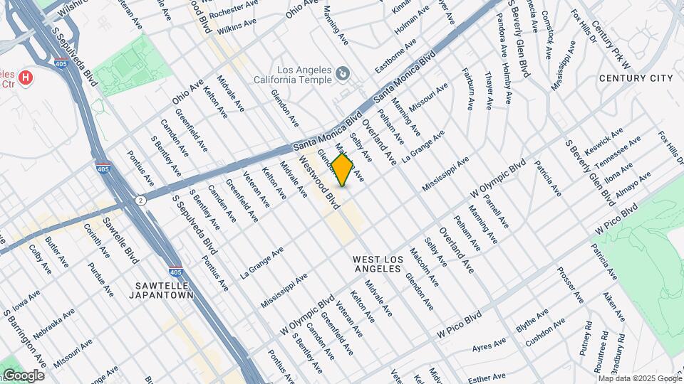 1945 Glendon Avenue Mapa y Detalles de la Ubicación