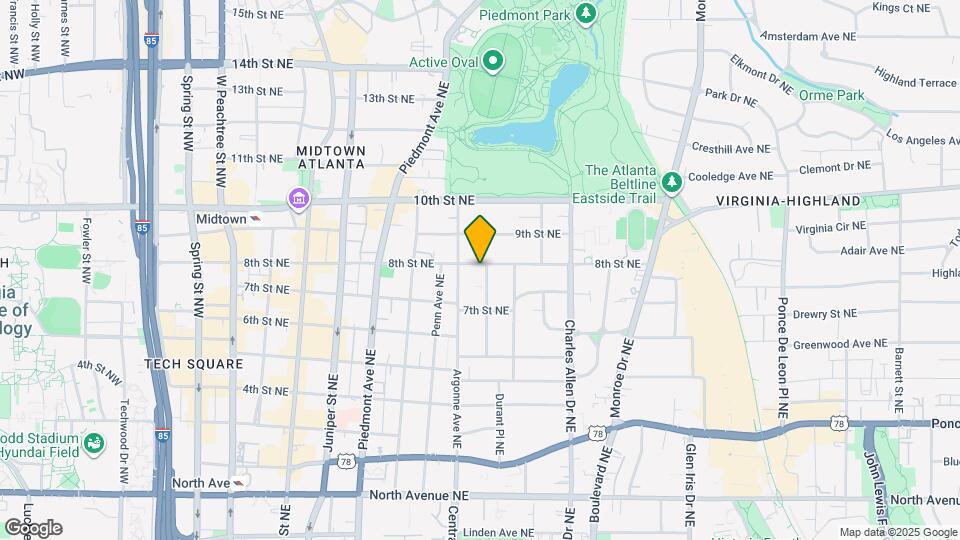 323 8th St NE Map and Location Details