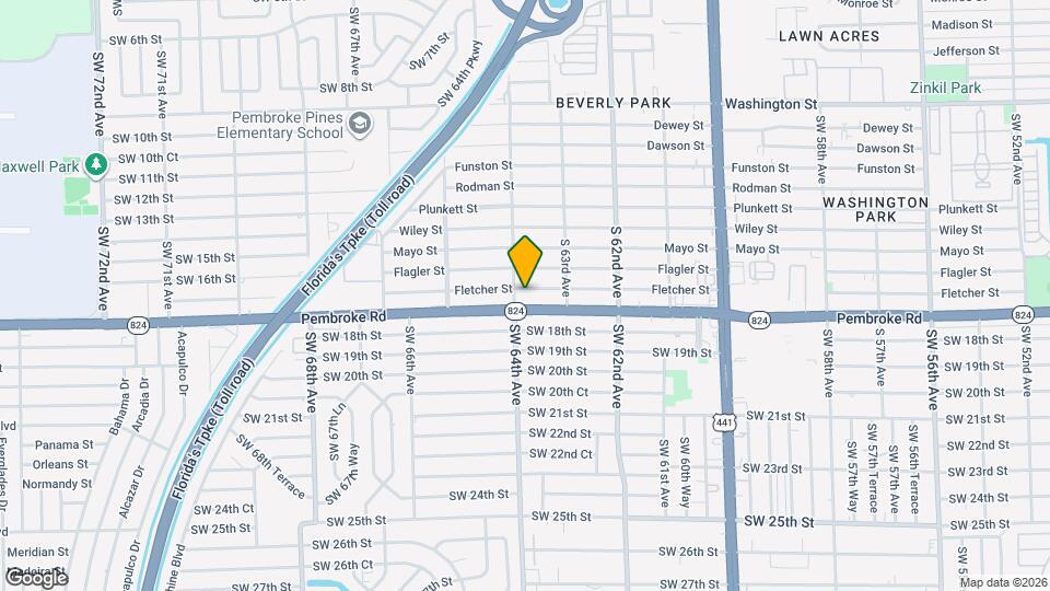 6370 Fletcher St Map and Location Details