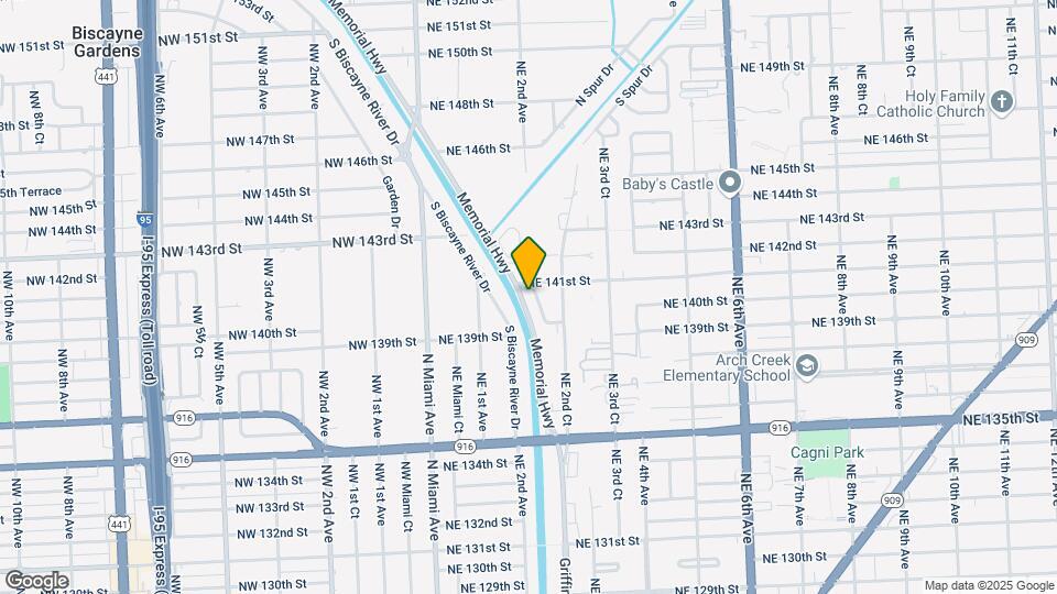 14044 NE 2nd Ave Map and Location Details