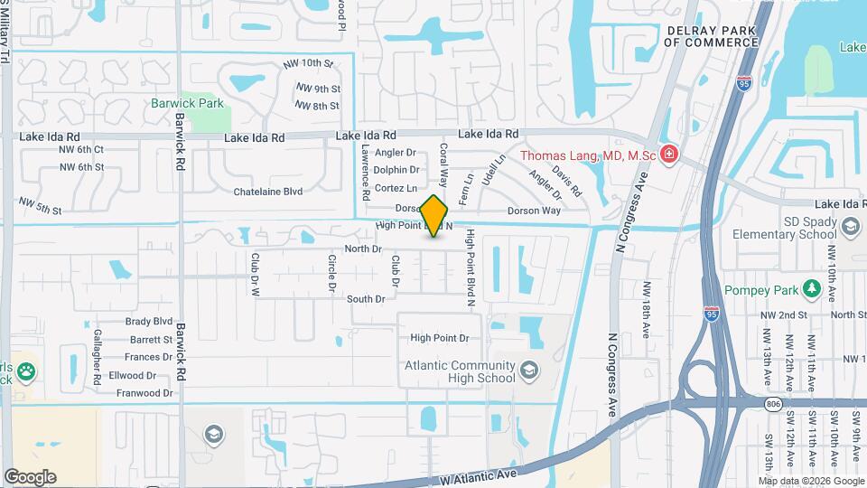 855 North Dr Map and Location Details