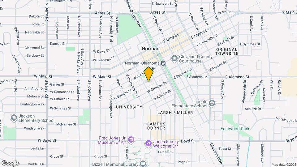 224 W Eufaula St Map and Location Details