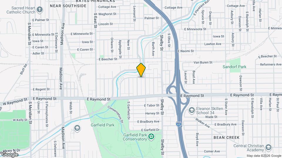 1013 E Legrande Ave Map and Location Details