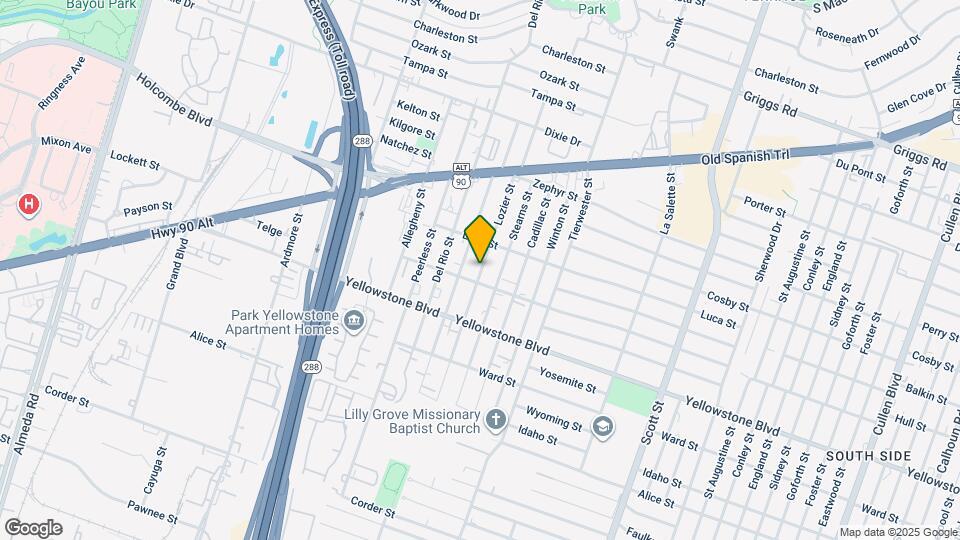 6734 Lozier St Map and Location Details