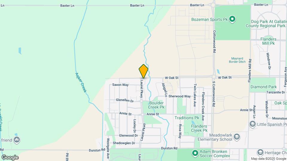 1265 Baxter Creek Way Map and Location Details