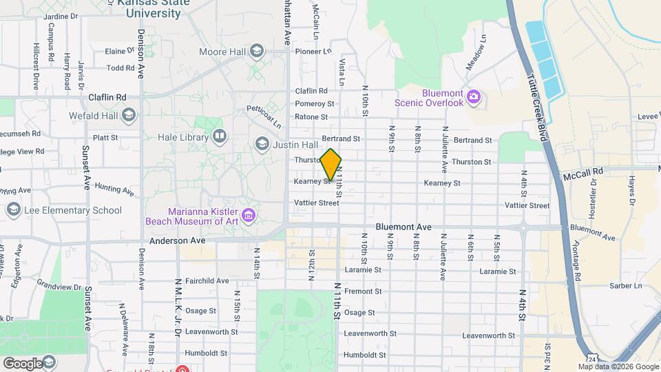 1109 Kearney St, Unit 2 Map and Location Details