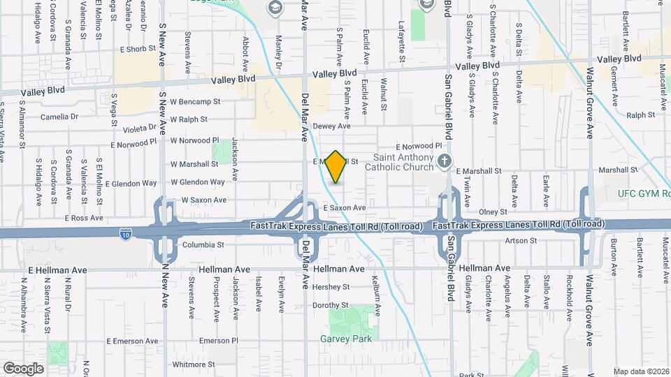 1945 Strathmore Ave Mapa y Detalles de la Ubicación
