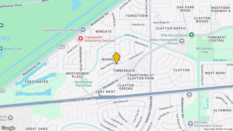 3915 Vineyard Dr Map and Location Details