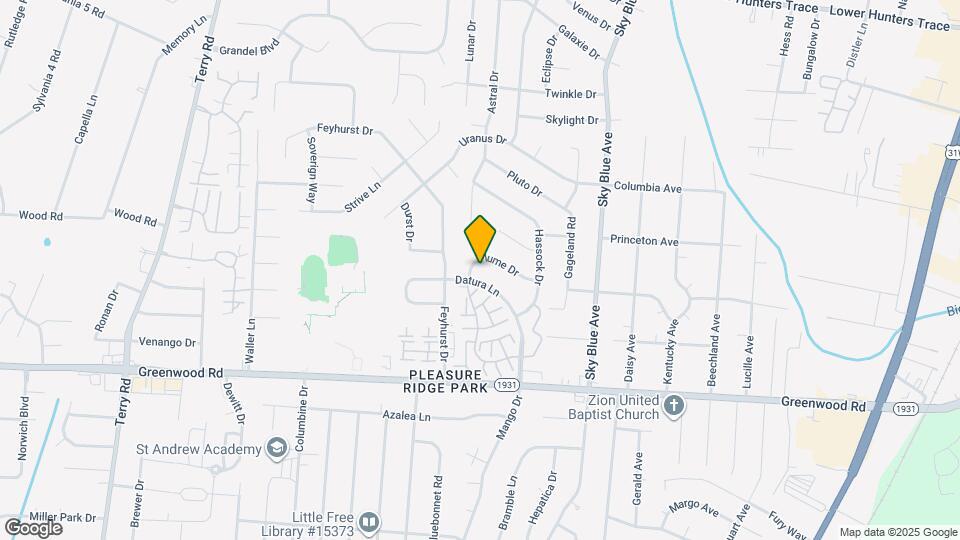 5220 Plume Dr Map and Location Details