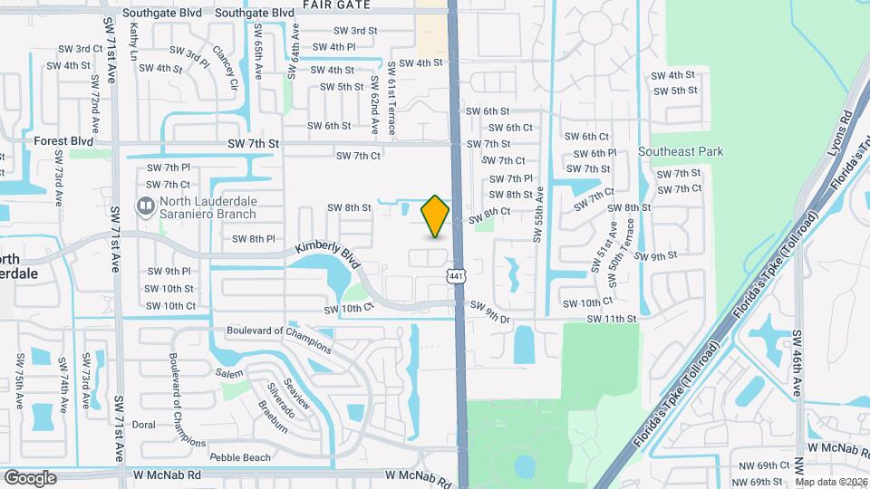 905 N Santa Catalina Cir Map and Location Details