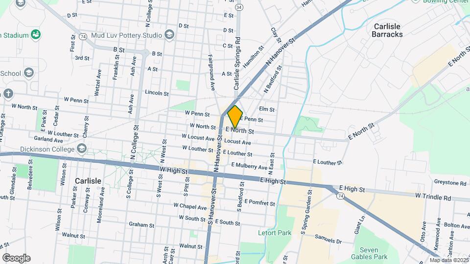 38 E North St, Unit Apt 1 Map and Location Details