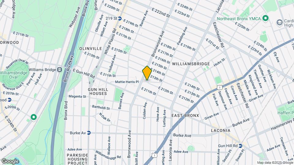 914 E 212th St Mapa y Detalles de la Ubicación