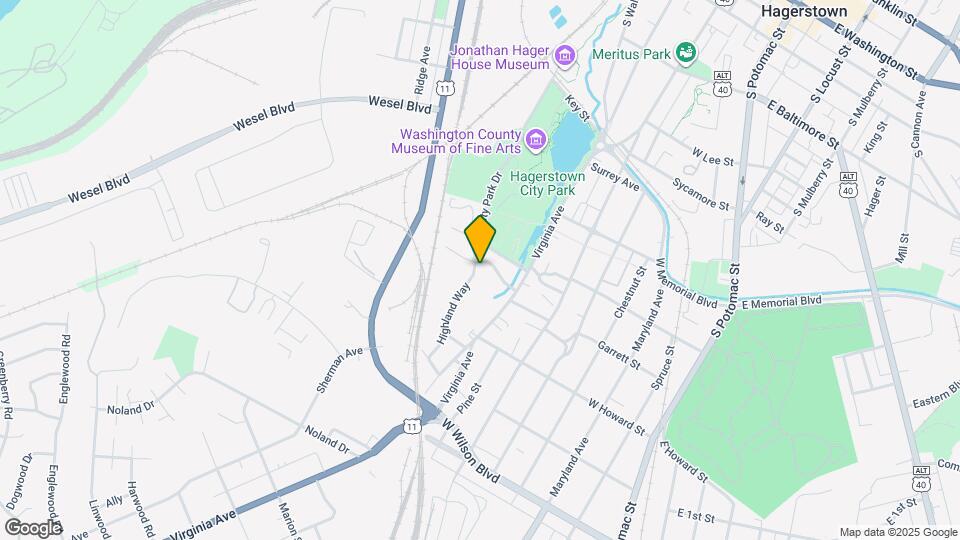 604 Highland Way Map and Location Details