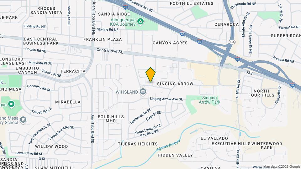 313 Whispering Sands SE Mapa y Detalles de la Ubicación