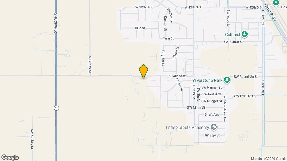 1825 SW Besra Dr Mapa y Detalles de la Ubicación