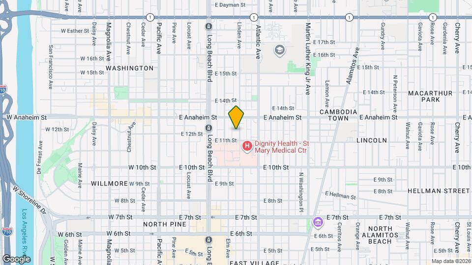 1145 Linden Ave Map and Location Details