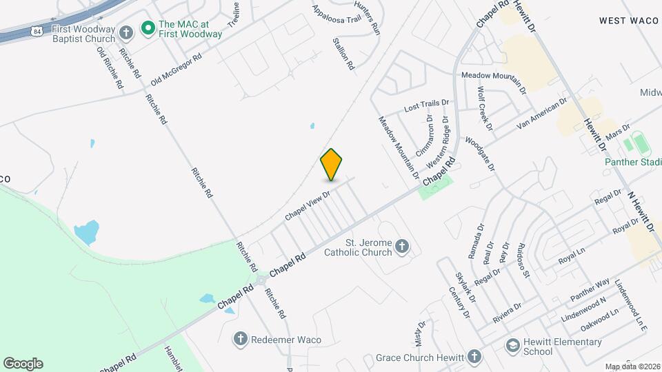 1110 Chapel View Dr Map and Location Details