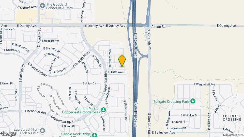 22881 E Stanford Ln Map and Location Details